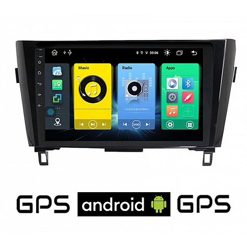 NISSAN QASHQAI (μετά το 2014) Android οθόνη αυτοκίνητου με GPS WI-FI (ηχοσύστημα αφής 10" ιντσών OEM Youtube Playstore MP3 USB Radio Bluetooth Mirrorlink εργοστασιακή, 4x60W, AUX) NIS170