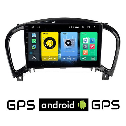 NISSAN JUKE (μετά το 2009) Android οθόνη αυτοκίνητου με GPS WI-FI (ηχοσύστημα αφής 9" ιντσών OEM Youtube Playstore MP3 USB Radio Bluetooth Mirrorlink εργοστασιακή, 4x60W, AUX) NIS196
