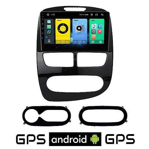 RENAULT CLIO (2012 - 2015) Android οθόνη αυτοκίνητου με GPS WI-FI (ηχοσύστημα αφής 10" ιντσών OEM Youtube Playstore MP3 USB Radio Bluetooth Mirrorlink εργοστασιακή, 4x60W, AUX) RE376