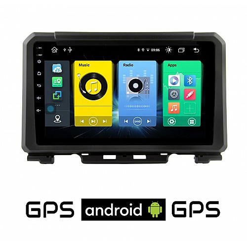 SUZUKI JIMNY (μετά το 2018) Android οθόνη αυτοκίνητου με GPS WI-FI (ηχοσύστημα αφής 9" ιντσών OEM Youtube Playstore MP3 USB Radio Bluetooth Mirrorlink εργοστασιακή, 4x60W, AUX) SUZ368