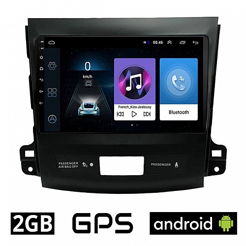 MITSUBISHI OUTLANDER (2006 - 2012) Android οθόνη αυτοκίνητου 2GB με GPS WI-FI (ηχοσύστημα αφής 9" ιντσών OEM Youtube Playstore MP3 USB Radio Bluetooth Mirrorlink εργοστασιακή, 4x60W, AUX) MIT326-2GB