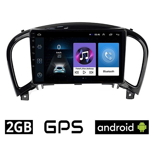 NISSAN JUKE (μετά το 2009) Android οθόνη αυτοκίνητου 2GB με GPS WI-FI (ηχοσύστημα αφής 9" ιντσών OEM Youtube Playstore MP3 USB Radio Bluetooth Mirrorlink εργοστασιακή, 4x60W, AUX) NIS196-2GB