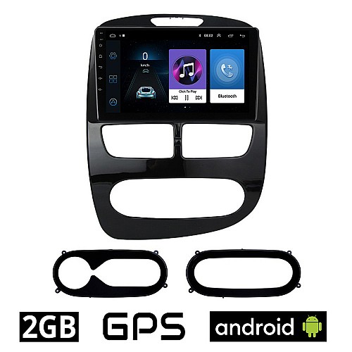 RENAULT CLIO (2012 - 2015) Android οθόνη αυτοκίνητου 2GB με GPS WI-FI (ηχοσύστημα αφής 10" ιντσών OEM Youtube Playstore MP3 USB Radio Bluetooth Mirrorlink εργοστασιακή, 4x60W, AUX) RE376-2GB