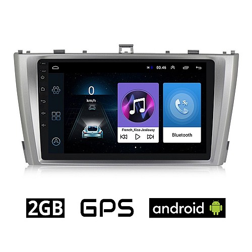 TOYOTA AVENSIS (2009 - 2016) Android οθόνη αυτοκίνητου 2GB με GPS WI-FI (ηχοσύστημα αφής 9" ιντσών OEM Youtube Playstore MP3 USB Radio Bluetooth Mirrorlink εργοστασιακή, AUX, 4x60W) TO120-2GB