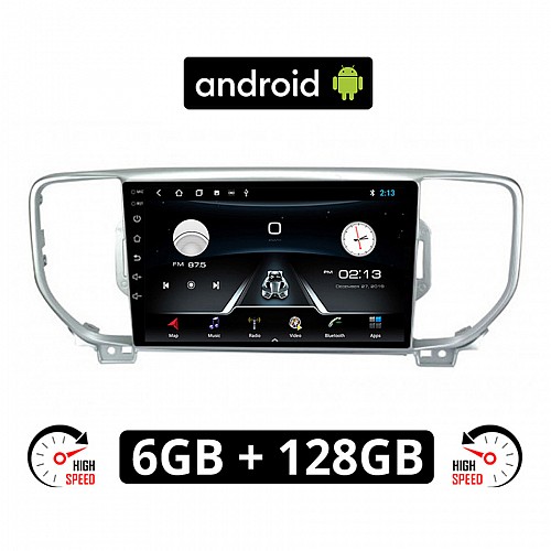 KIA SPORTAGE (2016 - 2018) Android οθόνη αυτοκίνητου 6GB με GPS WI-FI (ηχοσύστημα αφής 9" ιντσών OEM Youtube Playstore MP3 USB Radio Bluetooth Mirrorlink εργοστασιακή, 4x60W, AUX)