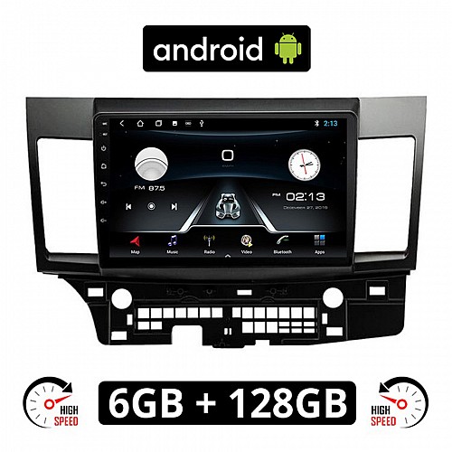 MITSUBISHI LANCER (μετά το 2008) Android οθόνη αυτοκίνητου 6GB με GPS WI-FI (ηχοσύστημα αφής 10" ιντσών OEM Youtube Playstore MP3 USB Radio Bluetooth Mirrorlink εργοστασιακή, 4x60W, AUX) MIT323-6GB