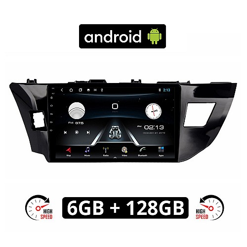 TOYOTA COROLLA (2013 - 2016) Android οθόνη αυτοκίνητου 6GB με GPS WI-FI (ηχοσύστημα αφής 10" ιντσών OEM Youtube Playstore MP3 USB Radio Bluetooth Mirrorlink εργοστασιακή, 4x60W, AUX) TO69-6GB