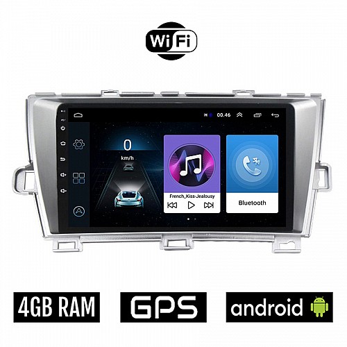 TOYOTA PRIUS (2009 - 2015) Android οθόνη αυτοκίνητου 4GB με GPS WI-FI (ηχοσύστημα αφής 9" ιντσών OEM Youtube Playstore MP3 USB Radio Bluetooth Mirrorlink εργοστασιακή, 4x60W, AUX)