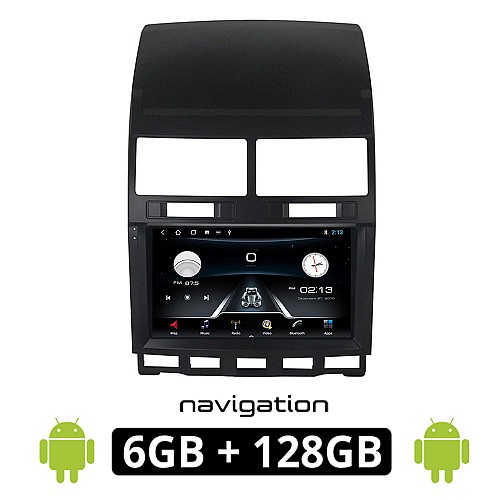 Volkswagen VW TOUAREG (2003 - 2011) Android οθόνη αυτοκίνητου 6GB με GPS WI-FI (ηχοσύστημα αφής 9" ιντσών OEM Youtube Playstore MP3 USB Radio Bluetooth Mirrorlink εργοστασιακή, 4 x 60W, AUX) VO44-6GB