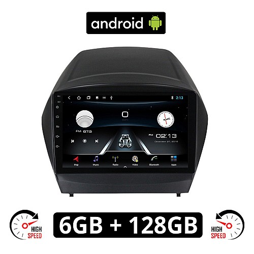 HYUNDAI IX35 2010-2015 Android οθόνη αυτοκίνητου με GPS WI-FI 6GB (ηχοσύστημα αφής 9" ιντσών OEM Youtube Playstore MP3 USB Radio Bluetooth Mirrorlink εργοστασιακή, 4x60W, AUX) HY35-6GB