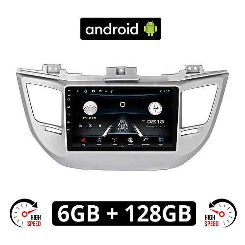 HYUNDAI TUCSON 2015-2019 Android οθόνη αυτοκίνητου με GPS WI-FI 6GB (ηχοσύστημα αφής 9" ιντσών OEM Youtube Playstore MP3 USB Radio Bluetooth Mirrorlink εργοστασιακή, 4x60W, AUX) HY33-6GB
