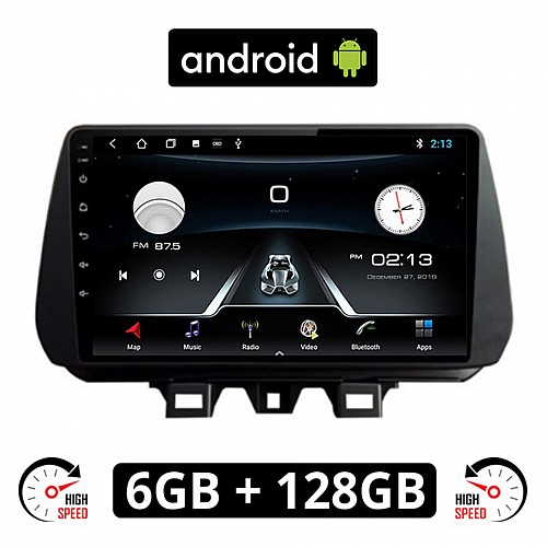 HYUNDAI TUCSON (μετά το 2019) Android οθόνη αυτοκίνητου 6GB με GPS WI-FI (ηχοσύστημα αφής 9" ιντσών OEM Youtube Playstore MP3 USB Radio Bluetooth Mirrorlink εργοστασιακή, 4x60W, AUX, πλοηγός)