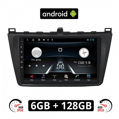 MAZDA 6 (μετά το 2008) Android οθόνη αυτοκίνητου 6GB με GPS WI-FI (ηχοσύστημα αφής 9" ιντσών OEM Youtube Playstore MP3 USB Radio Bluetooth Mirrorlink εργοστασιακή, 4x60W, AUX) MA168-6GB