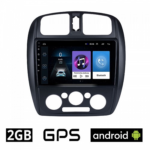 MAZDA 323 (1998-2004) Android οθόνη αυτοκίνητου 2GB με GPS WI-FI (ηχοσύστημα αφής 9" ιντσών OEM Youtube Playstore MP3 USB Radio Bluetooth Mirrorlink 4x60W εργοστασιακού τύπου)