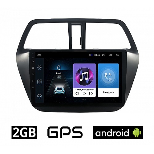 SUZUKI SX4 S-CROSS (μετά το 2014) Android οθόνη αυτοκίνητου 2GB με GPS WI-FI (ηχοσύστημα αφής 9" ιντσών OEM Youtube Playstore MP3 USB Radio Bluetooth Mirrorlink εργοστασιακή, AUX, 4x60W) SUZ49-2GB