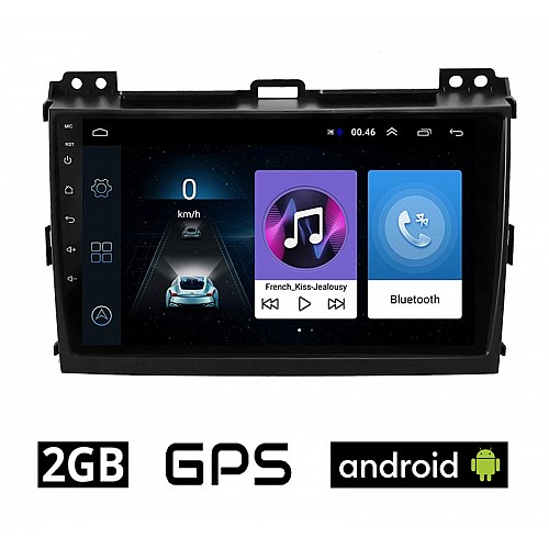 TOYOTA LAND CRUISER (2003-2009) Android οθόνη αυτοκίνητου 2GB με GPS WI-FI (TOYOTA LANDCRUISER ηχοσύστημα αφής 9" ιντσών OEM Youtube Playstore MP3 USB Radio Bluetooth Mirrorlink εργοστασιακή, 4 x 60W, AUX) TO84-2GB