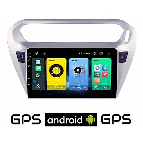 CITROEN ELYSEE (μετά το 2012) Android οθόνη αυτοκίνητου με GPS WI-FI (ηχοσύστημα αφής 9" ιντσών OEM Youtube Playstore MP3 USB Radio Bluetooth Mirrorlink εργοστασιακή, 4x60W, AUX) CIT26