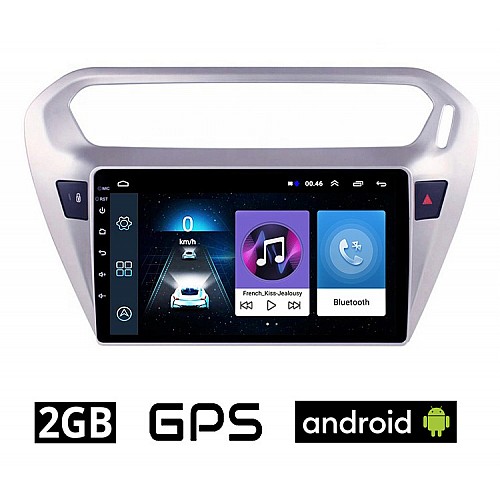 CITROEN ELYSEE (μετά το 2012) Android οθόνη αυτοκίνητου 2GB με GPS WI-FI (ηχοσύστημα αφής 9" ιντσών OEM Youtube Playstore MP3 USB Radio Bluetooth Mirrorlink εργοστασιακή, 4x60W, AUX) CIT26-2GB