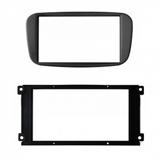 Πρόσοψη Ford C-MAX, Focus, Galaxy, Mondeo, S-Max, Transit Connect (2-DIN πλαίσιο για ηχοσύστημα ή οθόνη αυτοκινήτου 2DIN μαύρο φιλέτο 2 DIN)