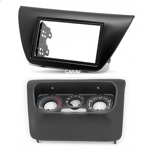 Πρόσοψη Mitsubishi Lancer IX 2000 - 2010 (2-DIN πλαίσιο για ηχοσύστημα ή οθόνη αυτοκινήτου 2DIN φιλέτο 2 DIN) Μαύρη