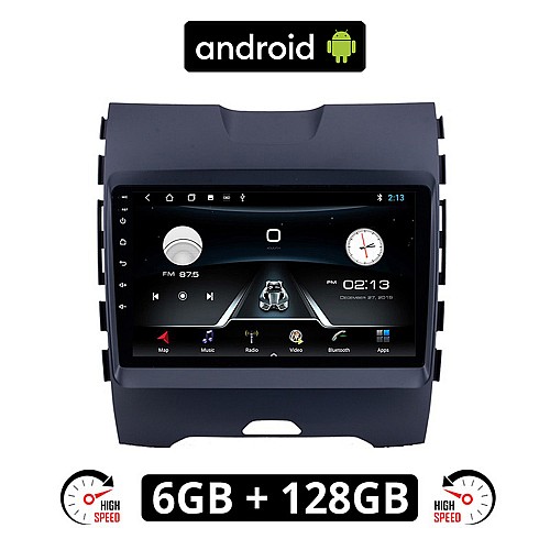 FORD EDGE (μετά το 2015) Android οθόνη αυτοκίνητου 6GB με GPS WI-FI (ηχοσύστημα αφής 9" ιντσών OEM Youtube Playstore MP3 USB Radio Bluetooth Mirrorlink εργοστασιακή, 4x60W, AUX, πλοηγός)