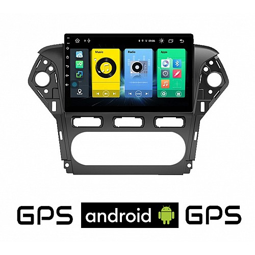FORD MONDEO (2010 - 2013) Android οθόνη αυτοκίνητου με GPS WI-FI (ηχοσύστημα αφής 10" ιντσών OEM Youtube Playstore MP3 USB Radio Bluetooth Mirrorlink εργοστασιακή, 4x60W, AUX) FO25