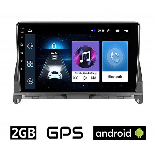 MERCEDES C (W204) 2007 - 2011 Android οθόνη αυτοκίνητου 2GB με GPS WI-FI (ηχοσύστημα αφής 9" ιντσών OEM Youtube Playstore MP3 USB Radio Bluetooth Mirrorlink εργοστασιακή, 4x60W, Benz) ME27-2GB