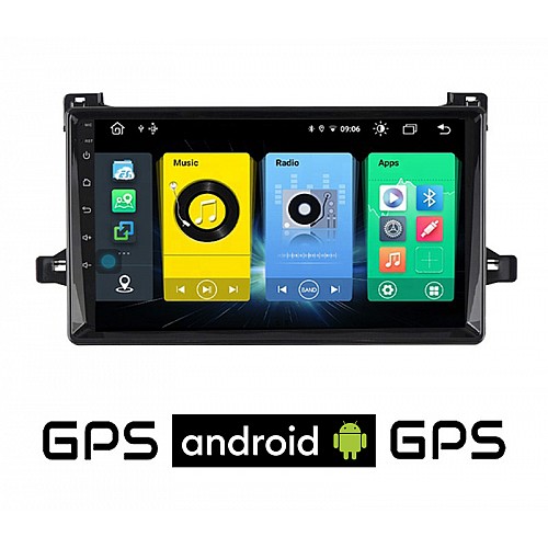 TOYOTA PRIUS (μετά το 2016) Android οθόνη αυτοκίνητου με GPS WI-FI (ηχοσύστημα αφής 9" ιντσών OEM Youtube Playstore MP3 USB Radio Bluetooth Mirrorlink εργοστασιακή, 4x60W, AUX) TO54