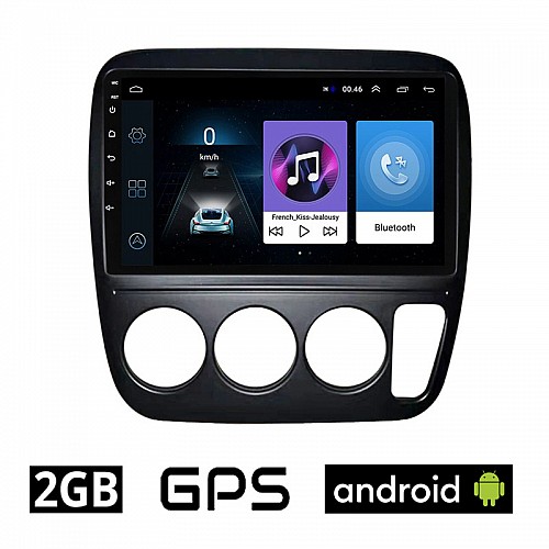 HONDA CRV (1996-2006) A/C Android οθόνη αυτοκίνητου 2GB με GPS WI-FI (ηχοσύστημα αφής 9" ιντσών OEM Youtube Playstore MP3 USB Radio Bluetooth Mirrorlink εργοστασιακή, 4x60W, AUX) HN13-2GB