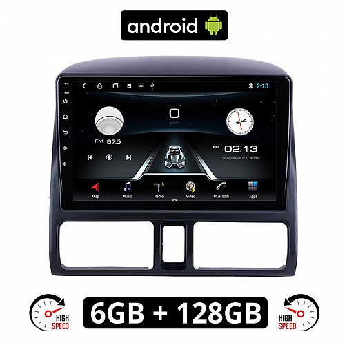HONDA CRV (1996 - 2006) CLIMA Android οθόνη αυτοκίνητου 6GB με GPS WI-FI (ηχοσύστημα αφής 9" ιντσών OEM Youtube Playstore MP3 USB Radio Bluetooth Mirrorlink εργοστασιακή, 4x60W, AUX) HN14-6GB