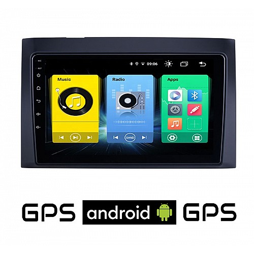 ISUZU D-MAX (2003 - 2011) Android οθόνη αυτοκίνητου με GPS WI-FI (ηχοσύστημα αφής 9" ιντσών OEM Youtube Playstore MP3 USB Radio Bluetooth Mirrorlink εργοστασιακή, 4x60W, AUX) IS77