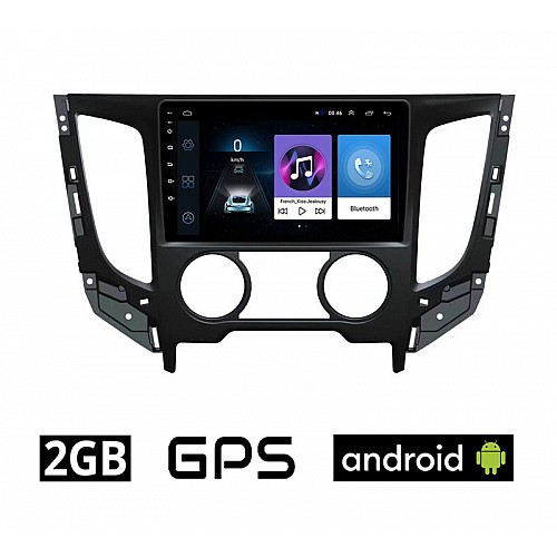 MITSUBISHI L200 (2015-2019) A/C Android οθόνη αυτοκίνητου 2GB με GPS WI-FI (ηχοσύστημα αφής 9" ιντσών OEM Youtube Playstore MP3 USB Radio Bluetooth Mirrorlink εργοστασιακή, 4x60W, AUX) MIT78-2GB