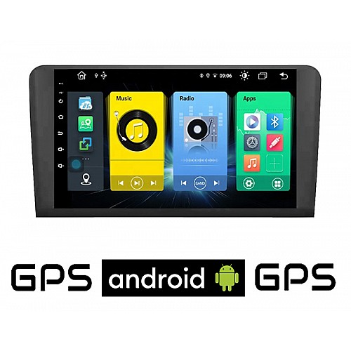 MERCEDES BENZ ML (W164) 2005 - 2011 Android οθόνη αυτοκίνητου με GPS WI-FI (ηχοσύστημα αφής 9" ιντσών BENZ OEM Youtube Playstore MP3 USB Radio Bluetooth Mirrorlink εργοστασιακή, 4x60W, Benz) ME101