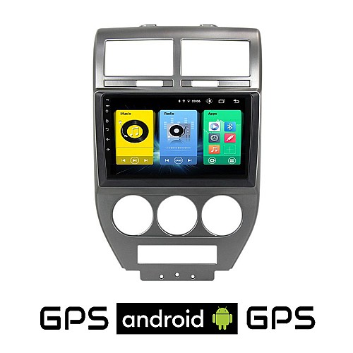 JEEP PATRIOT (2006 - 2016) Android οθόνη αυτοκίνητου με GPS WI-FI (ηχοσύστημα αφής 10" ιντσών OEM Youtube Playstore MP3 USB Radio Bluetooth Mirrorlink 4x60W εργοστασιακού τύπου) JE265