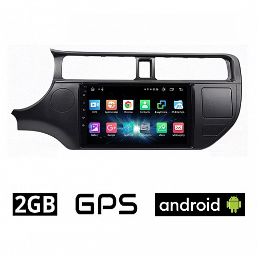 CAMERA + KIA RIO (2012 - 2015) Android οθόνη αυτοκίνητου 2GB με GPS WI-FI (ηχοσύστημα αφής 9" ιντσών OEM Youtube Playstore MP3 USB Radio Bluetooth Mirrorlink εργοστασιακή, 4x60W, AUX) 5110