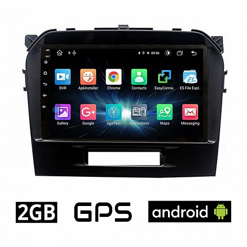 CAMERA + SUZUKI GRAND VITARA (μετά το 2016) Android οθόνη αυτοκίνητου 2GB με GPS WI-FI (ηχοσύστημα αφής 9" ιντσών OEM Youtube Playstore MP3 USB Radio Bluetooth Mirrorlink εργοστασιακή, AUX, 4x60W) 5146