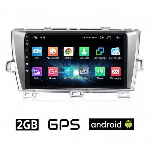 CAMERA + TOYOTA PRIUS (2009 - 2015) Android οθόνη αυτοκίνητου 2GB με GPS WI-FI (ηχοσύστημα αφής 9" ιντσών OEM Youtube Playstore MP3 USB Radio Bluetooth Mirrorlink εργοστασιακή, 4 x 60W, AUX)
