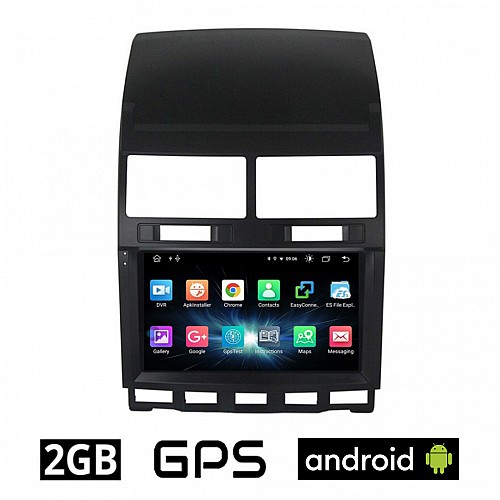 CAMERA + Volkswagen TOUAREG (2003 - 2011) VW Android οθόνη αυτοκίνητου 2GB με GPS WI-FI (ηχοσύστημα αφής 9" ιντσών OEM Youtube Playstore MP3 USB Radio Bluetooth Mirrorlink εργοστασιακή, 4 x 60W, AUX) 5169