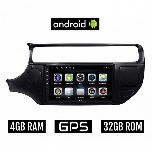 CAMERA + KIA RIO (2015 - 2017) Android οθόνη αυτοκίνητου 4GB με GPS WI-FI (ηχοσύστημα αφής 9" ιντσών OEM Youtube Playstore MP3 USB Radio Bluetooth Mirrorlink εργοστασιακή, 4x60W, AUX) 5236