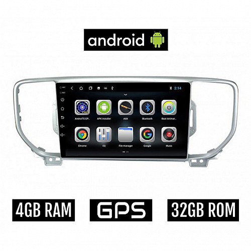 CAMERA + KIA SPORTAGE (2016 - 2018) Android οθόνη αυτοκίνητου 4GB με GPS WI-FI (ηχοσύστημα αφής 9" ιντσών OEM Youtube Playstore MP3 USB Radio Bluetooth Mirrorlink εργοστασιακή, 4x60W, AUX)