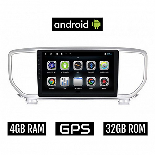 CAMERA + KIA SPORTAGE (μετά το 2018) Android οθόνη αυτοκίνητου 4GB με GPS WI-FI (ηχοσύστημα αφής 9" ιντσών OEM Youtube Playstore MP3 USB Radio Bluetooth Mirrorlink εργοστασιακή 4x60W Navi)