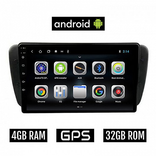 CAMERA + SEAT IBIZA (2008 - 2015) Android οθόνη αυτοκίνητου 4GB με GPS WI-FI (ηχοσύστημα αφής 9" ιντσών OEM Youtube Playstore MP3 USB Radio Bluetooth Mirrorlink εργοστασιακή, 4x60W, AUX) 5288