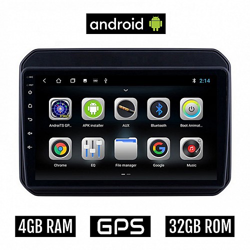 CAMERA + SUZUKI IGNIS (μετά το 2016) Android οθόνη αυτοκίνητου 4GB με GPS WI-FI (ηχοσύστημα αφής 9" ιντσών OEM Youtube Playstore MP3 USB Radio Bluetooth Mirrorlink εργοστασιακή, AUX, 4x60W) 5310