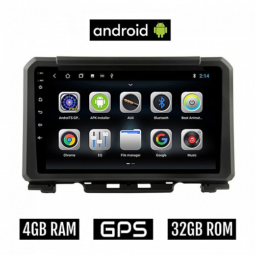 CAMERA + SUZUKI JIMNY (μετά το 2018) Android οθόνη αυτοκίνητου 4GB με GPS WI-FI (ηχοσύστημα αφής 9" ιντσών OEM Youtube Playstore MP3 USB Radio Bluetooth Mirrorlink εργοστασιακή, AUX, 4x60W) 5312