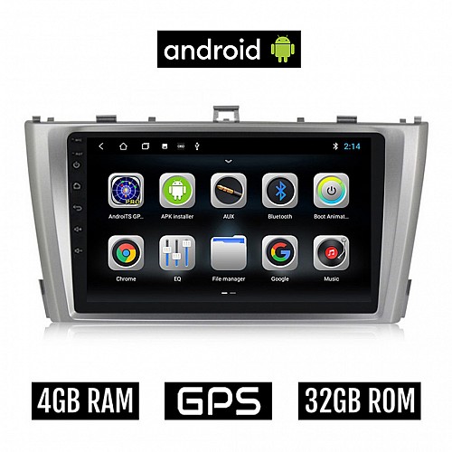 CAMERA + TOYOTA AVENSIS (2009 - 2016) Android οθόνη αυτοκίνητου 4GB με GPS WI-FI (ηχοσύστημα αφής 9" ιντσών OEM Youtube Playstore MP3 USB Radio Bluetooth Mirrorlink εργοστασιακή, AUX, 4x60W) 5322