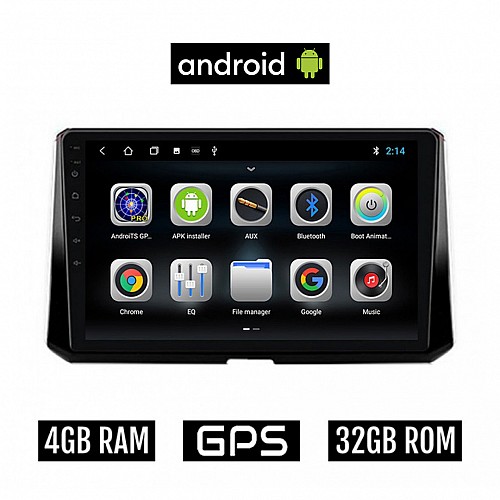 CAMERA + TOYOTA COROLLA (μετά το 2019) Android οθόνη αυτοκίνητου 4GB με GPS WI-FI (ηχοσύστημα αφής 10" ιντσών OEM Youtube Playstore MP3 USB Radio Bluetooth Mirrorlink εργοστασιακή, AUX, 4 x 60W)
