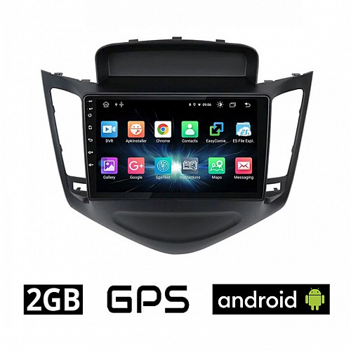 CAMERA + CHEVROLET CRUZE 2008-2012 Android οθόνη αυτοκίνητου 2GB με GPS WI-FI (ηχοσύστημα αφής 9" ιντσών OEM Youtube Playstore MP3 USB Radio Bluetooth Mirrorlink  εργοστασιακή, 4x60W, AUX)