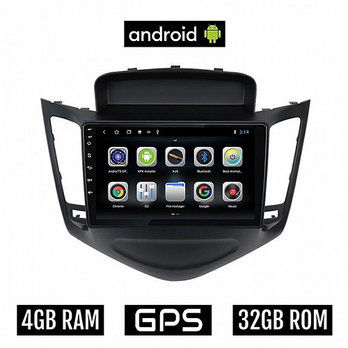 CAMERA + CHEVROLET CRUZE 2008-2012 Android οθόνη αυτοκίνητου 4GB με GPS WI-FI (ηχοσύστημα αφής 9" ιντσών OEM Youtube Playstore MP3 USB Radio Bluetooth Mirrorlink  εργοστασιακή, 4x60W, AUX) 5366