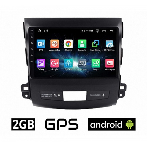 CAMERA + CITROEN C-CROSSER (μετά το 2007)  Android οθόνη αυτοκίνητου 2GB με GPS WI-FI (ηχοσύστημα αφής 9" ιντσών OEM Youtube Playstore MP3 USB Radio Bluetooth Mirrorlink εργοστασιακή, 4x60W, AUX)