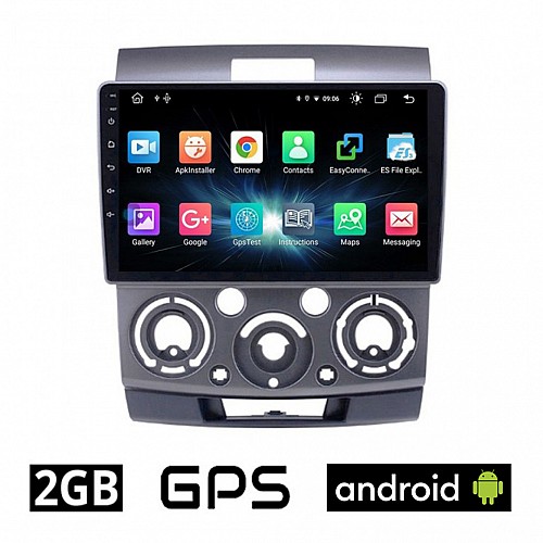 CAMERA + FORD RANGER 2007-2011 Android οθόνη αυτοκίνητου 2GB με GPS WI-FI (ηχοσύστημα αφής 9" ιντσών OEM Youtube Playstore MP3 USB Radio Bluetooth Mirrorlink εργοστασιακή, 4x60W, AUX)